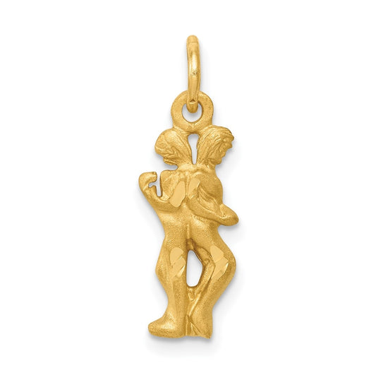 10K Yellow Gold Gemini Zodiac Charm