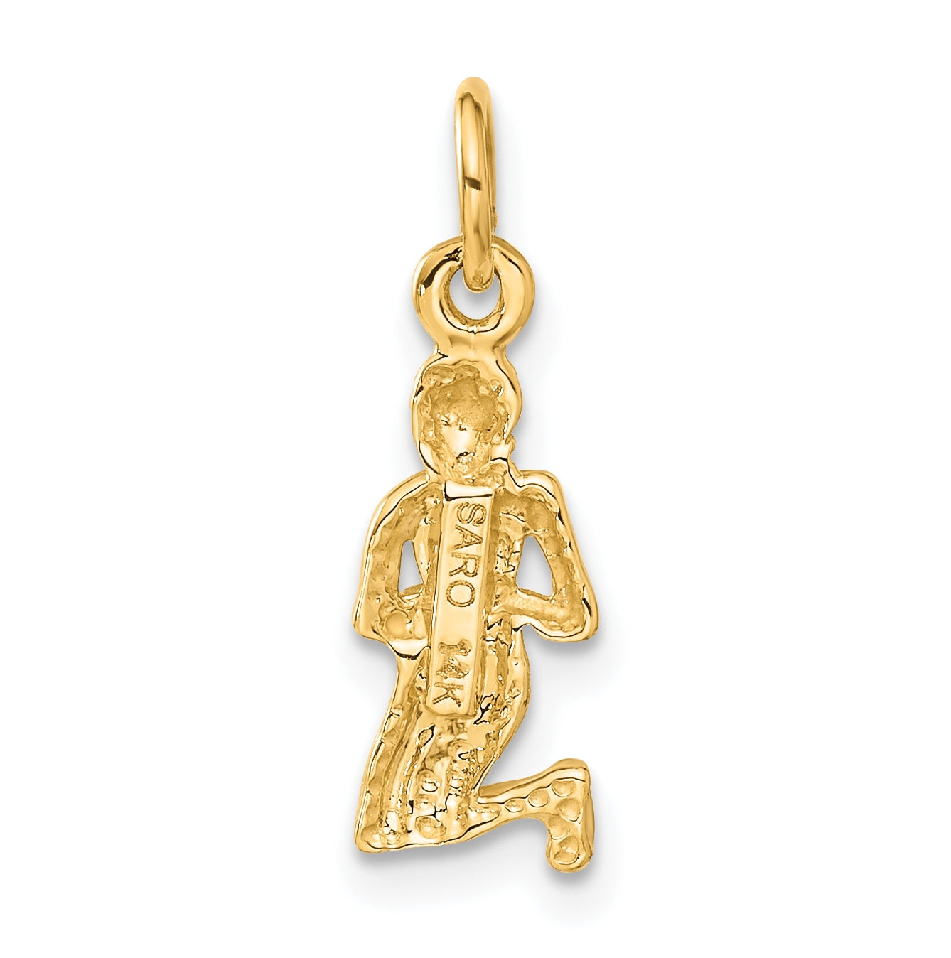 10K Yellow Gold Virgo Zodiac-Charm