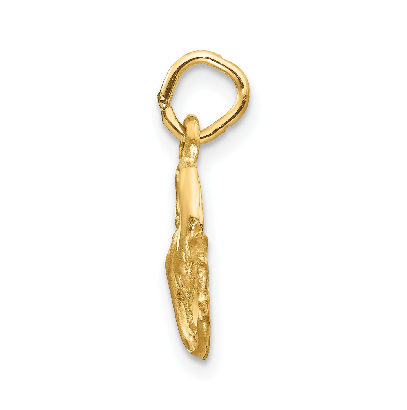 10K Yellow Gold Pisces Zodiac-Charm