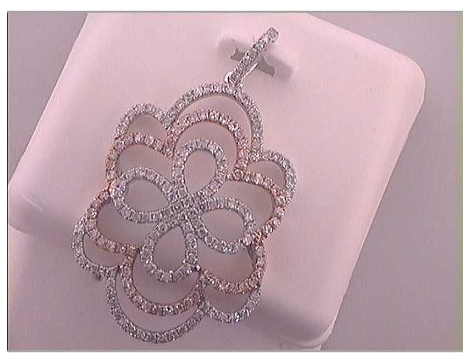 18kt White Gold 1 Ct-scut Fashion Pendant