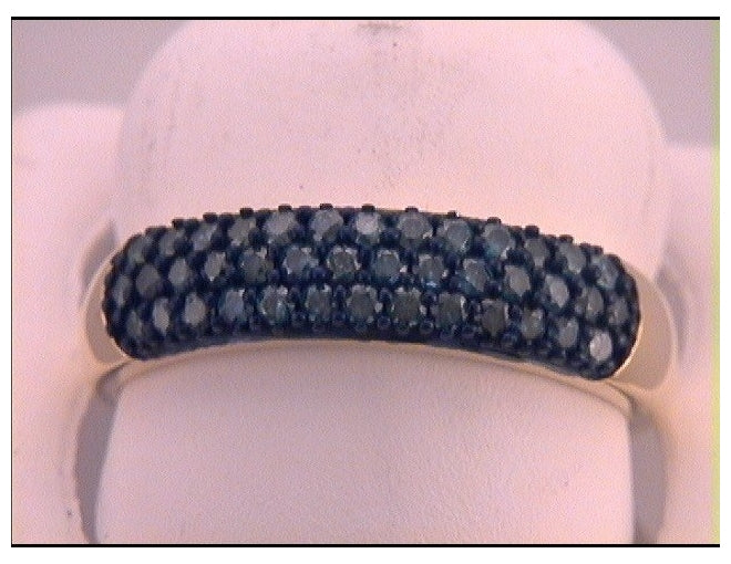 10kt Yellow Gold 1/2ctw Diamond Black Diamond Band