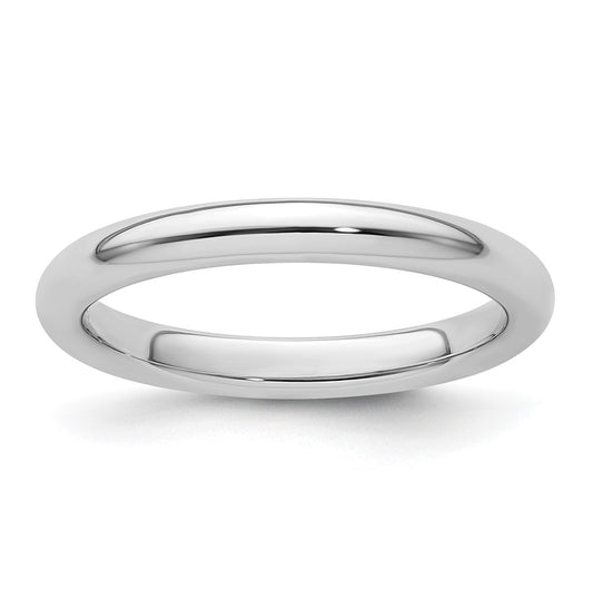 Platinum 2.5mm Comfort-Fit Wedding Band Size 5