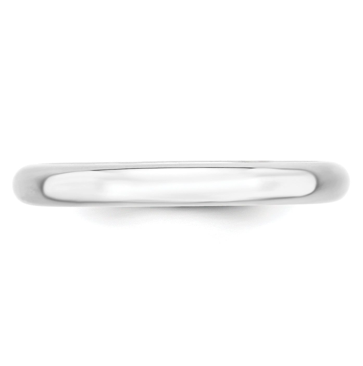 Platinum 3mm Comfort-Fit Wedding Band Size 4.5