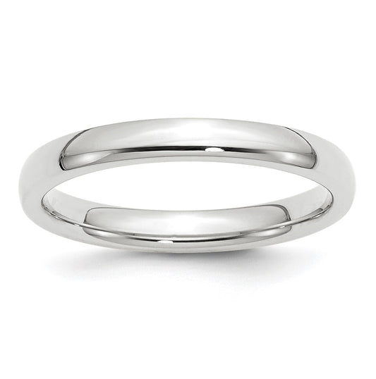 Platinum 3mm Comfort-Fit Wedding Band Size 5.5