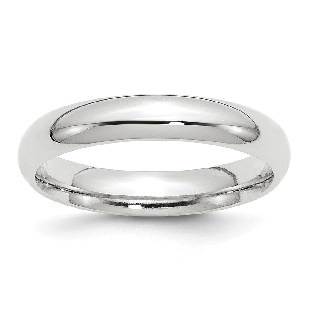 Platinum 4mm Comfort-Fit Wedding Band Size 4.5