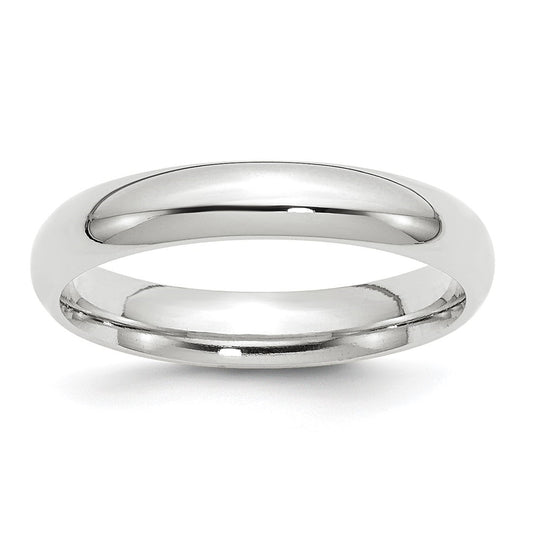 Platinum 4mm Comfort-Fit Wedding Band Size 5