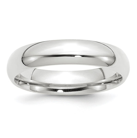 Platinum 5mm Comfort-Fit Wedding Band Size 4