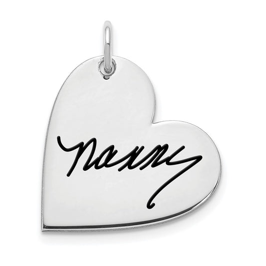 Sterling Silver Signature Heart Charm